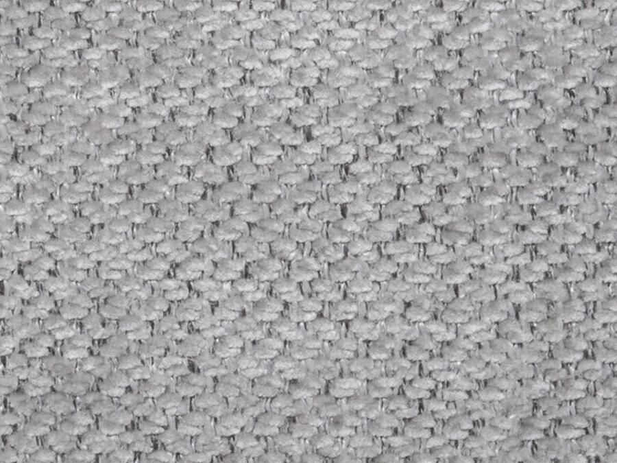 Vente-unique Slaapbank met linkse hoek in lichtgrijze stof BALCORIA van Maison Céphy L 269 cm x H 90 cm x D 215 cm