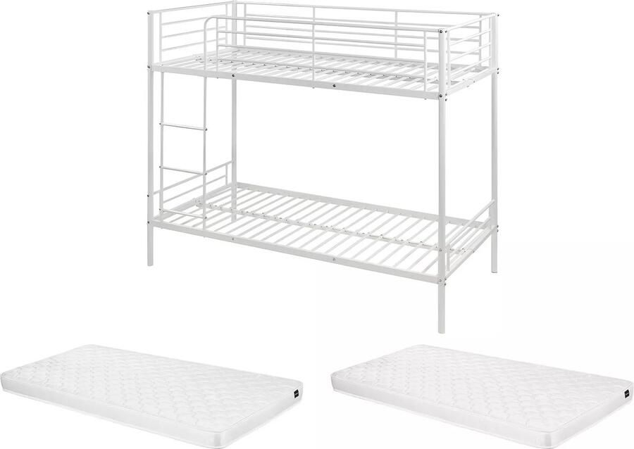 Vente-unique Set van 2 stapelbare tuinstoelen in polypropyleen Beige SESEH van MYLIA L 197.5 cm x H 160 cm x D 96 cm - Foto 3