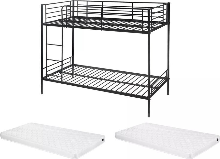 Vente-unique Set van 2 stapelbare hoge tuinstoelen in polypropyleen Beige SESEH van MYLIA L 197.5 cm x H 160 cm x D 96 cm - Foto 3