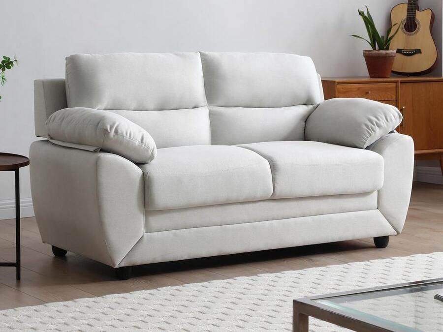 Vente-unique Tweezitsbank van beige stof MANOA L 163 cm x H 88 cm x D 82 cm - Foto 3