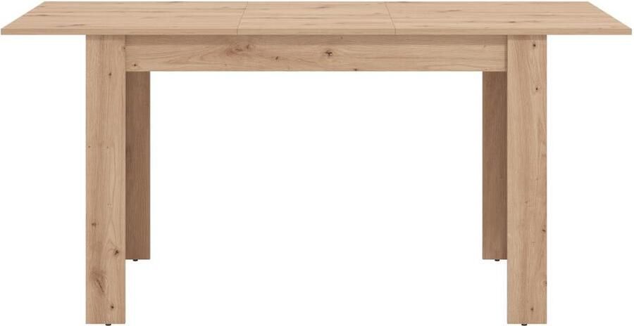 Vente-unique Uitschuifbare eettafel voor 4 tot 6 personen Lichte houtlook VENOLA L 160 cm x H 76.2 cm x D 80 cm - Foto 2