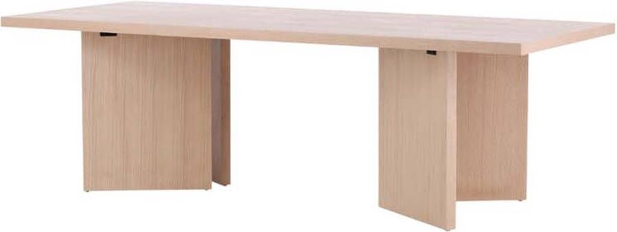 Venture Design Bassholmen eetkamertafel 100x240cm whitewash - Foto 2