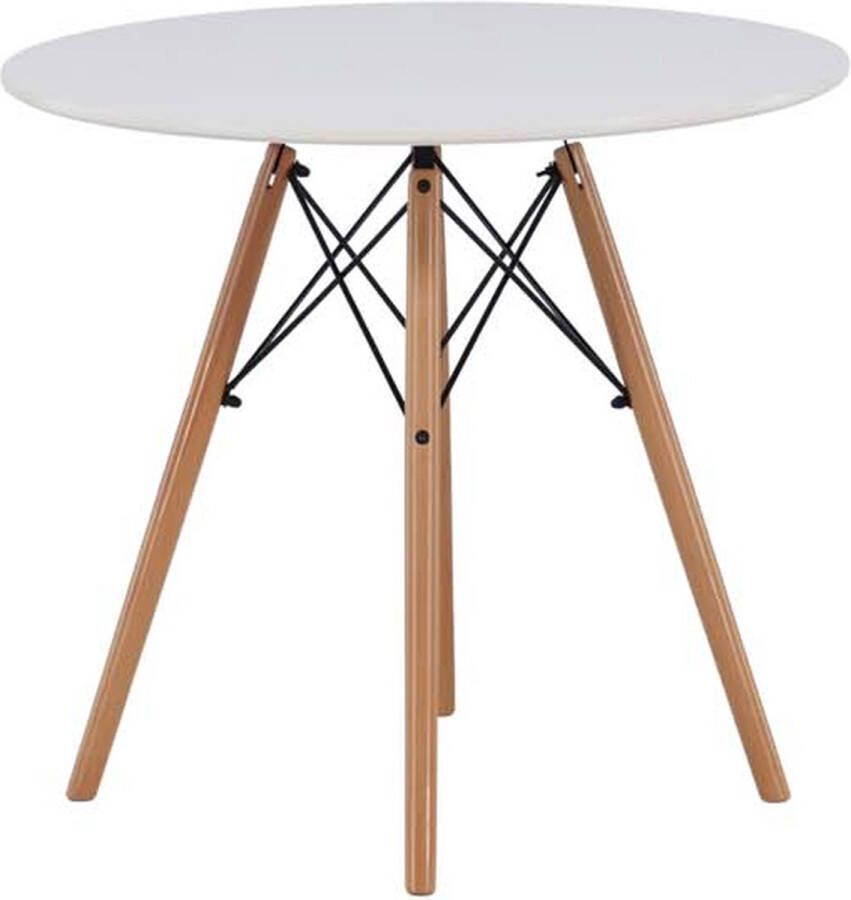 Venture Design Danburi eetkamertafel Ø60cm wit
