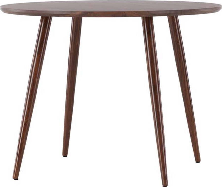 Venture Design Sanford eetkamertafel Ø100cm bruin - Foto 2