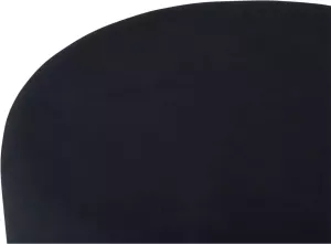 Venture Home Poef Pippi 45 5x45 5x46 5 cm fluweel zwart en koperkleur