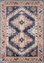 Vercai Rugs Florence Collectie Laagpolig Vloerkleed Polypropyleen Marine Beige 120x170 cm - Thumbnail 1