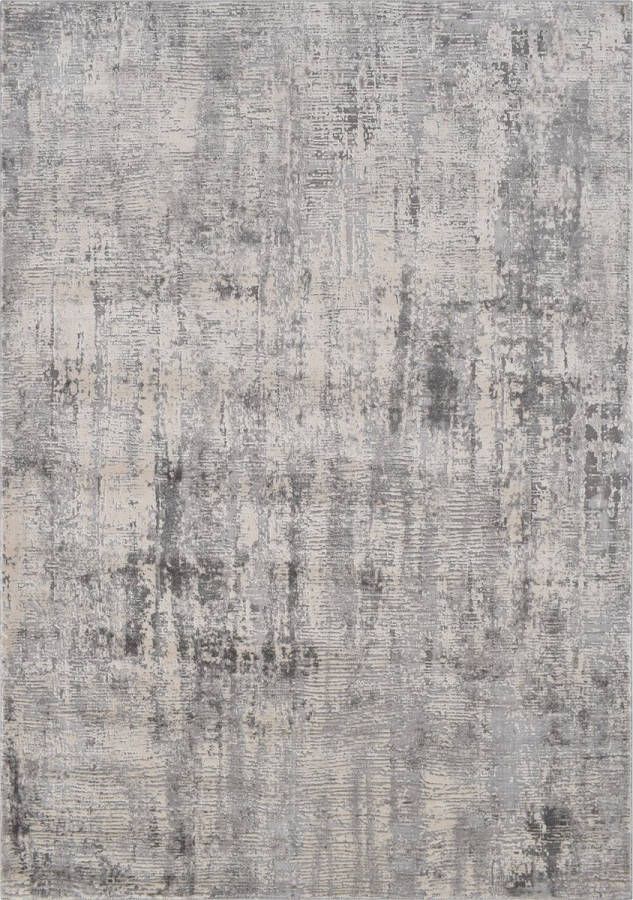 Vercai Rugs Invista Collectie Hoogpolig Vloerkleed Zacht Tapijt voor Woonkamer Polyester Grijs Blauw 80x150 cm - Foto 2