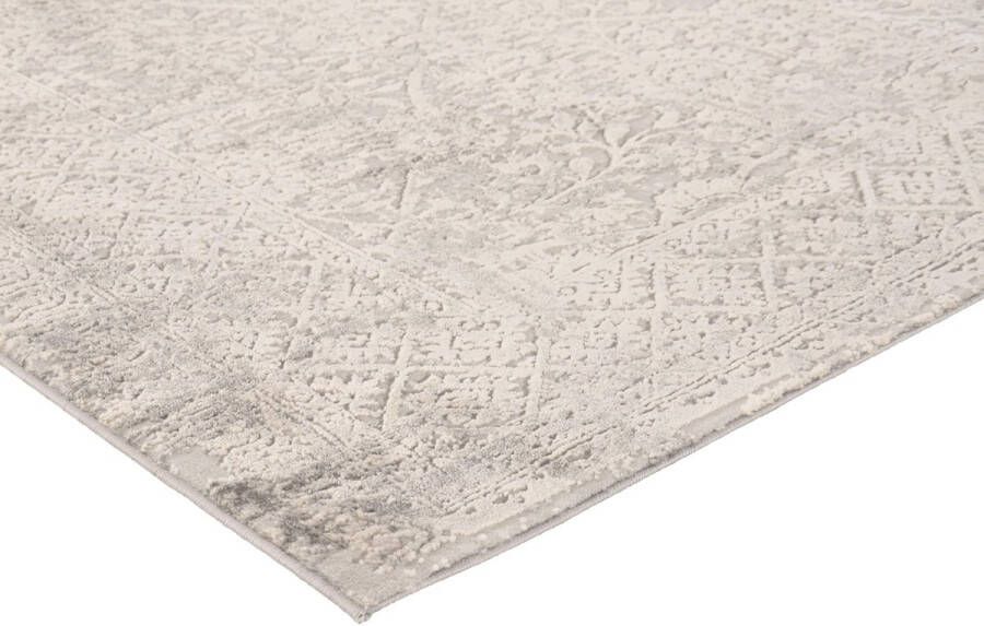 Vercai Rugs Invista Collectie Hoogpolig Vloerkleed Zacht Tapijt voor Woonkamer Polyester Grijs 80x150 cm