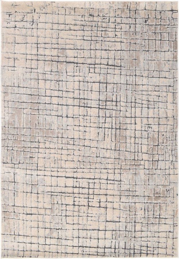Vercai Rugs Trend Collectie Hoogpolig Vloerkleed Tapijt voor Woonkamer Polypropyleen Crème Beige 160x230 cm