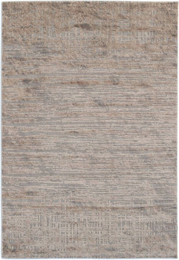 Vercai Rugs Invista Collectie Hoogpolig Vloerkleed Zacht Tapijt voor Woonkamer Polyester Beige 80x150 cm