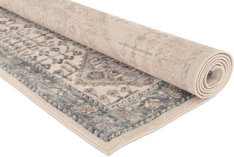 Vercai Rugs Oregon Collectie Hoogpolig Vloerkleed Zacht Tapijt voor Woonkamer Polyester Grijs 80x150 cm