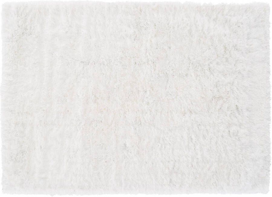 Vercai Rugs Soho Collectie Hoogpolig Vloerkleed Shaggy Tapijt voor Woonkamer Polyester Wit 120x170 cm - Foto 3