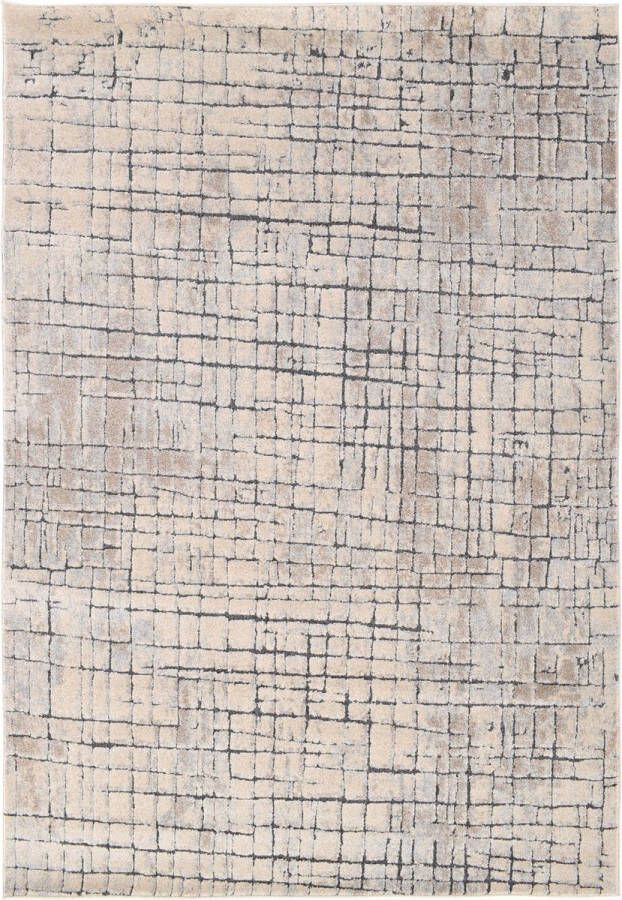 Vercai Rugs Trend Collectie Hoogpolig Vloerkleed Tapijt voor Woonkamer Polypropyleen Crème Beige 200x290 cm