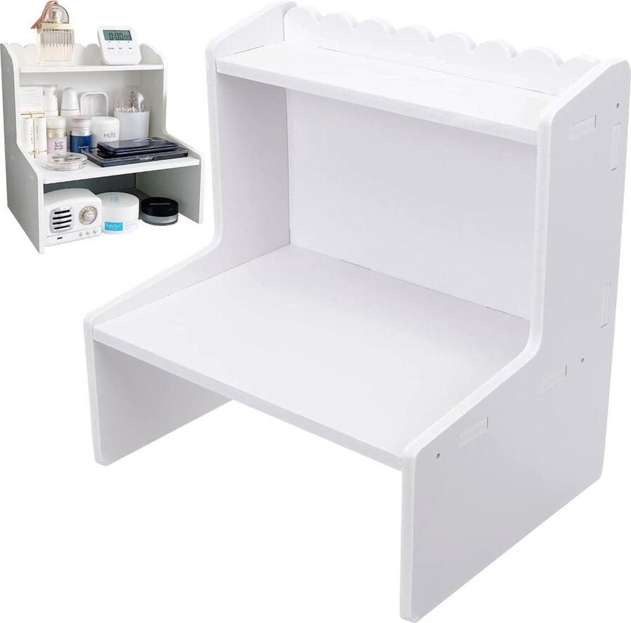 VERK GROUP Bureau-organizerplank bureau organizer WIT 2 Niveaus bureaustoel