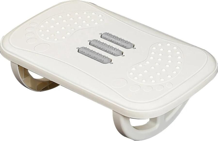 Verkoper Avoir Ergonomische voetensteun Voetbankje Voetkussen Voetsteun Massage functie schommelkruk Wit
