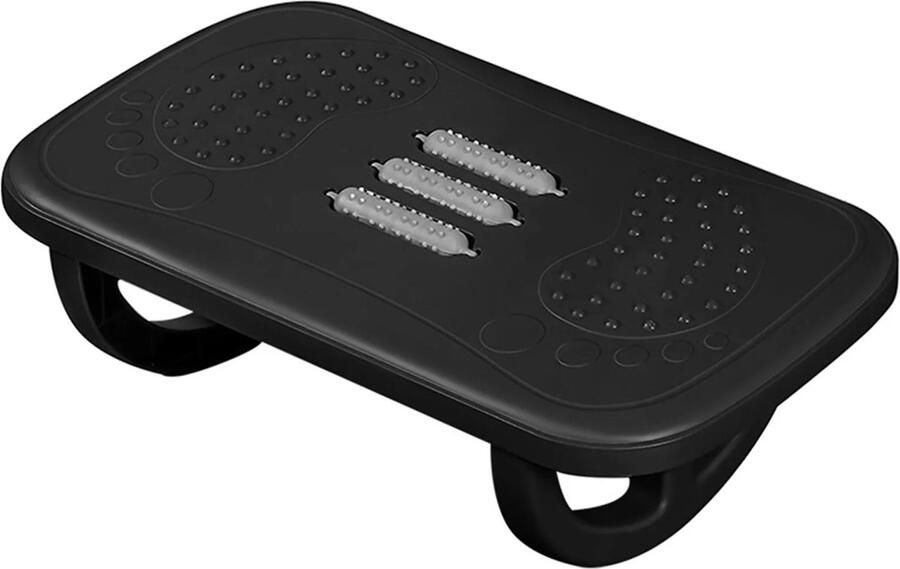 Verkoper Avoir Ergonomische voetensteun Voetbankje Voetkussen Voetsteun Massage functie schommelkruk Zwart