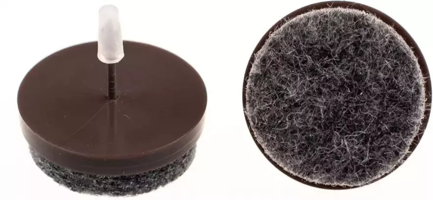 Verlofix Viltnagel Diameter 24mm Nylon Bruin 4stuks