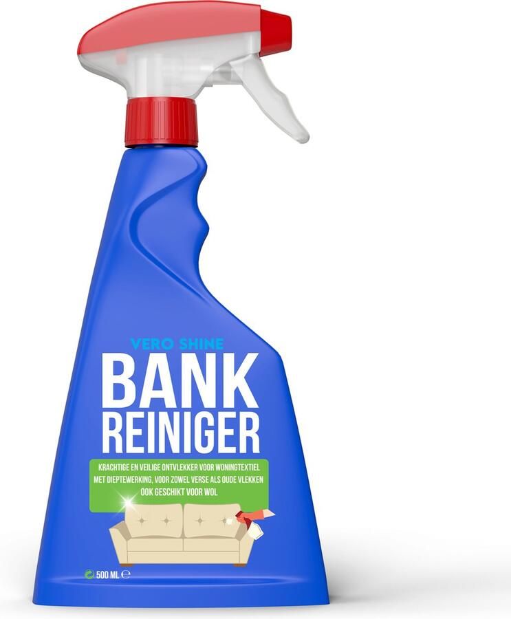 Vero Shine Bank Reiniger Spray (500ml) krachtige Zetelreiniger Vlekkenreiniger voor woningtextiel
