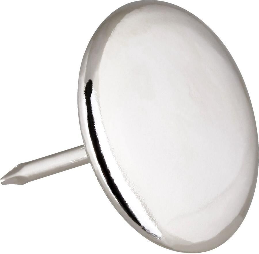 Verpas Meubel - stoelglijder met spijker nagel 20mm metaal vernikkeld set 4 stuks stoelpoot meubelglijder