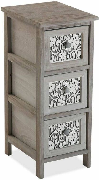 Versa Ladenkast Grey Hout (32 x 63 x 26 cm) - Foto 1