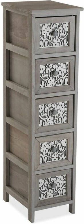 Versa Ladenkast Grey Hout (32 x 98 x 26 cm)