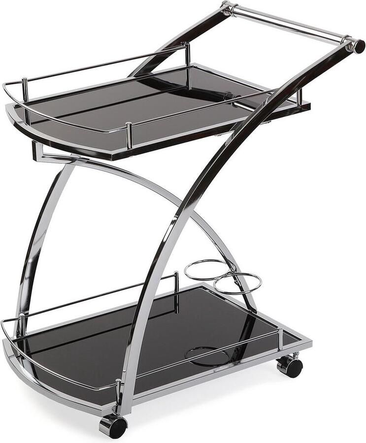 Versa Keukentrolley Zwart 46 x 73 x 66 cm