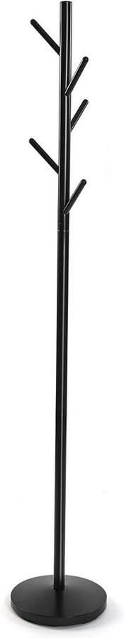 Versa Wandkapstok Eveline Zwart Metaal Staal Minimalist 28 5 x 170 x 28 5 cm