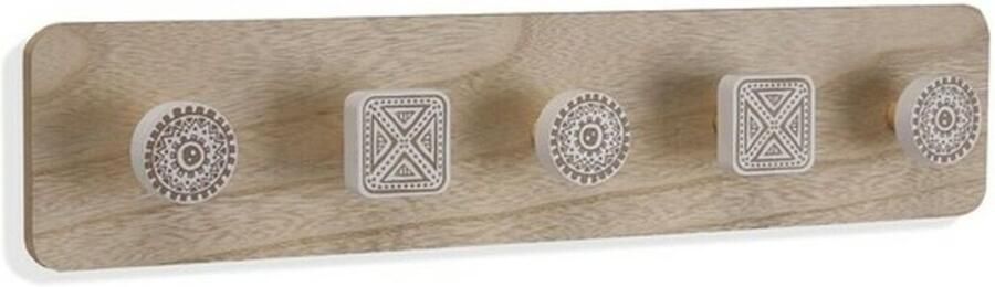 Versa Wandkapstok Hout MDF (4 5 x 10 x 48 cm)