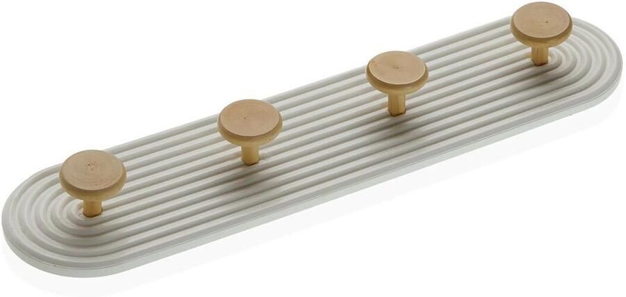 Versa Wandkapstok Hout MDF Vintage 56 5 x 5 x 13 7 cm