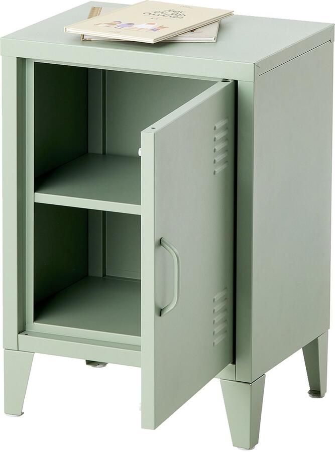 Vertbaudet Nachttafel 1 metalen deur