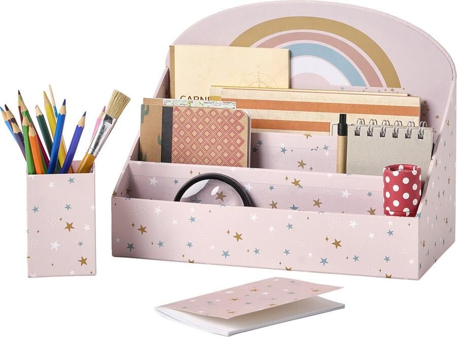 Vertbaudet Regenboog opbergset