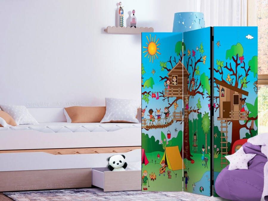 Vertical Decoration.com Vouwscherm Happy Children Kamerscherm 3 Panelen