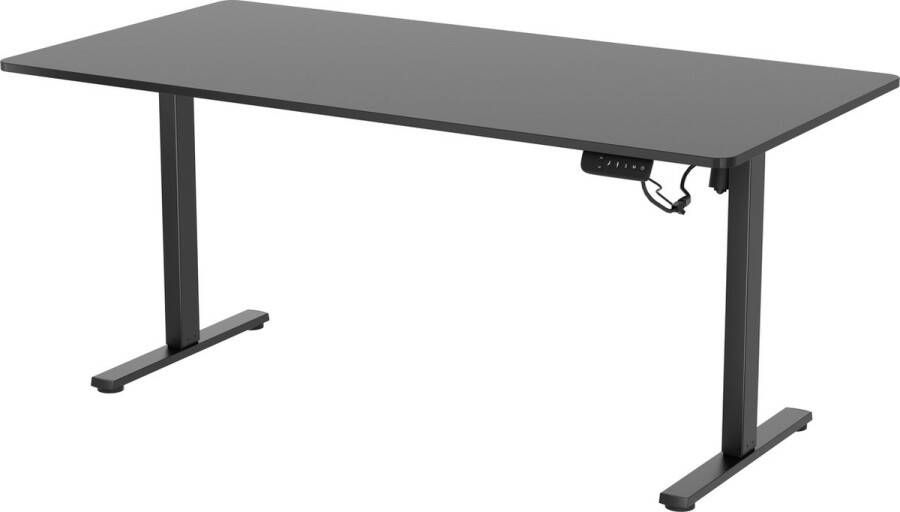 Vestland Zit-sta Bureau Elektrisch In Hoogte Verstelbaar Conform ARBO-norm Geheugenfunctie 160 x 80 CM Dubbele Motor Zwart