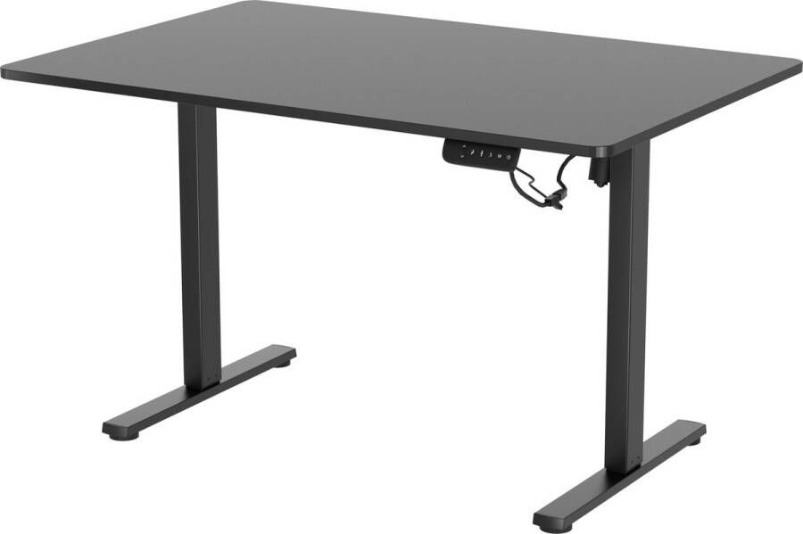 Vestland Zit-sta Bureau Elektrisch In Hoogte Verstelbaar Conform ARBO-norm Geheugenfunctie 120 x 80 CM Zwart
