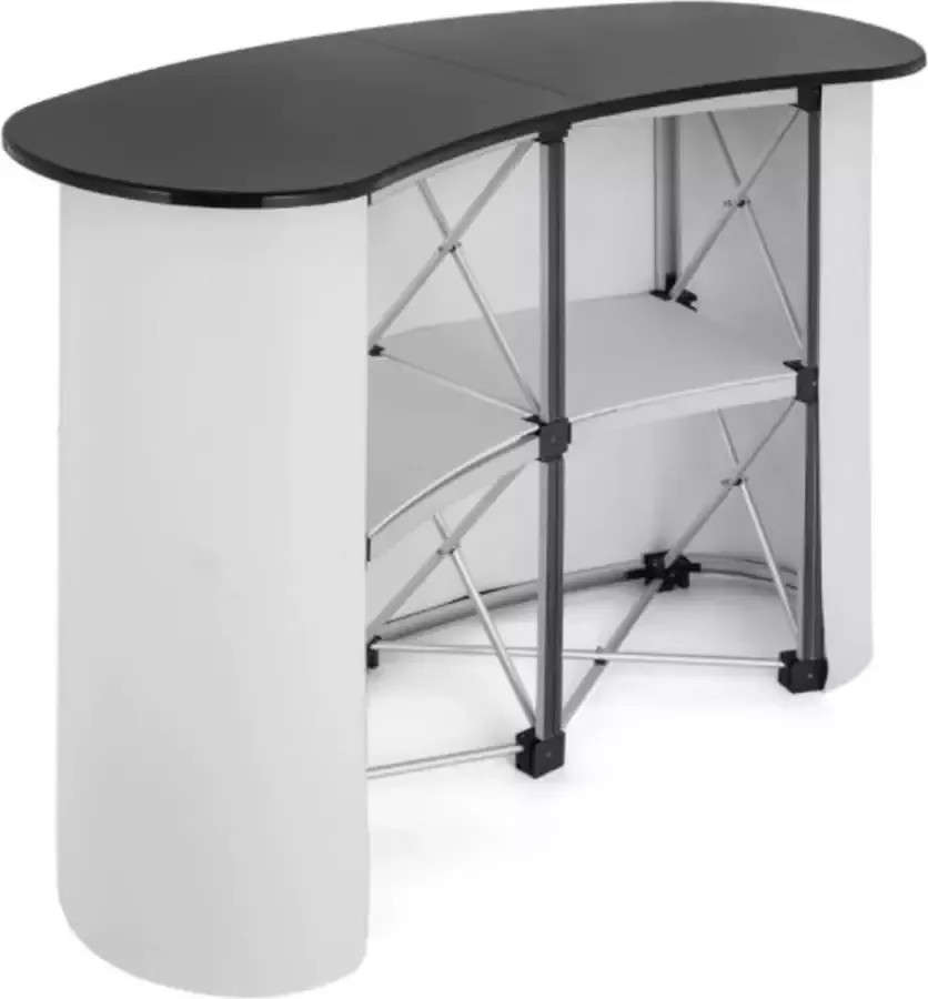 Vevor Beursstand DJ Tafel Displaystand Promotietafel Vergadertafel Conferentietafel Pop-up Tafel Podiumstand Incl. Draagtas