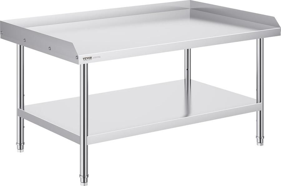 Vevor 1219 x 762 x 660mm Werktafel Keukentafel Voorbereidingstafel Commercieel Het Biedt Uitstekende Roestbestendigheid