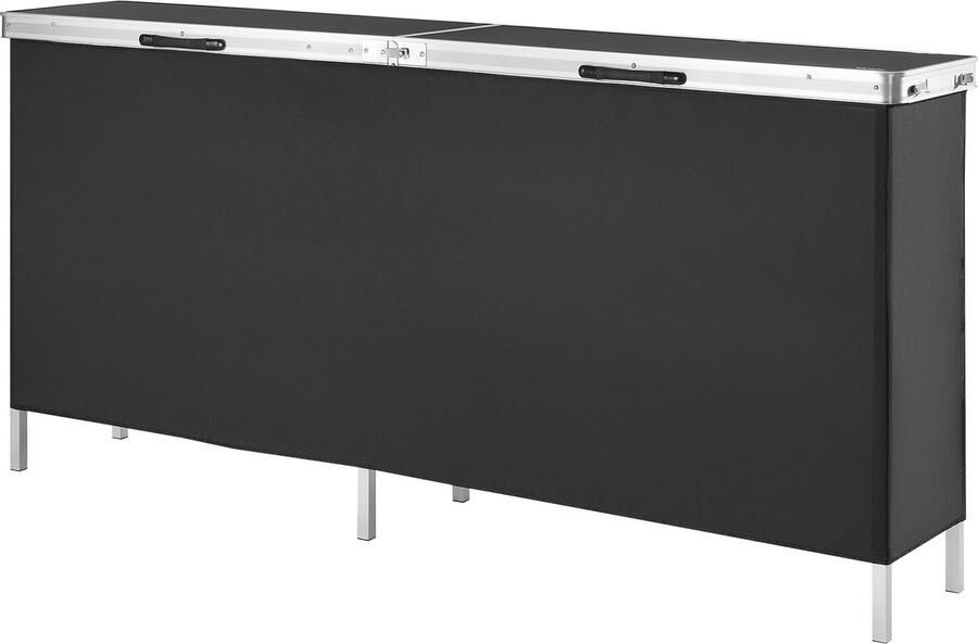 Vevor 1.98 x 0.385 x 0.88M Draagbare Beurspodiumtafel Duurzaamheid Inclusief Polyesterdoek Lichtgewicht En Draagbaar Van Beurzen En Conferenties Tot Klaslokalen En Familiereünies