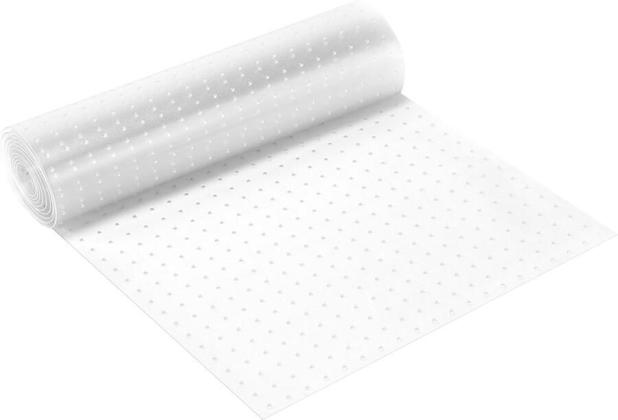 Vevor 3660 x 610 x 5.42 mm Huisdiertapijtbeschermer Transparante Kleur Huisdierveilige Duurzaamheid Pvc 3d-Getextureerde Knoppen Waterdicht En Slijtvast Eenvoudige Installatie Gemakkelijk Schoon Te Maken Voor Onder Salontafels Of Deurmatten