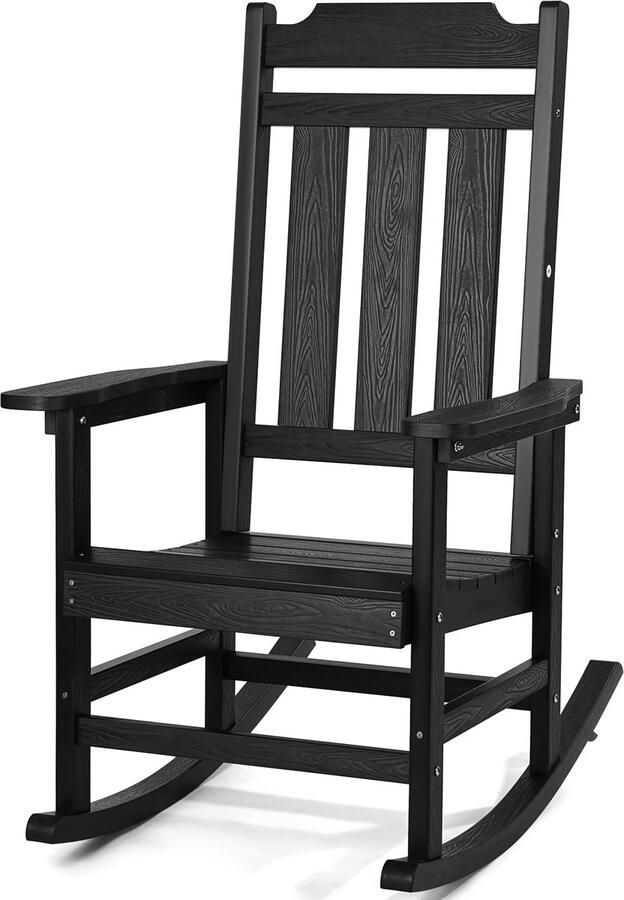 Vevor 87 x 71 x 110 cm Relaxstoel Gewichtscapaciteit 181 44 kg Hoofdmateriaal Polyethyleen met Hoge Dichtheid (HIPS) Ideaal voor Patio's Tuinen Veranda's Balkons of Binnenshuis