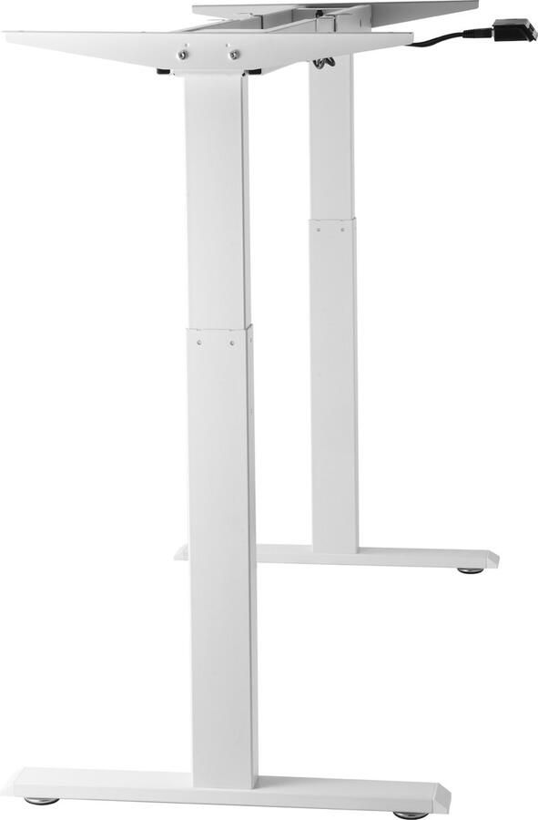 Vevor Bureauframe met Dubbele Motor Verstelbare Hoogte 70-117 cm en Lengte 110-178 cm Elektrisch Verstelbaar Tafelframe Wit Q235A Koudgewalst Koolstofstaal Belasting ≥ 125 kg Geluidsniveau - Foto 2