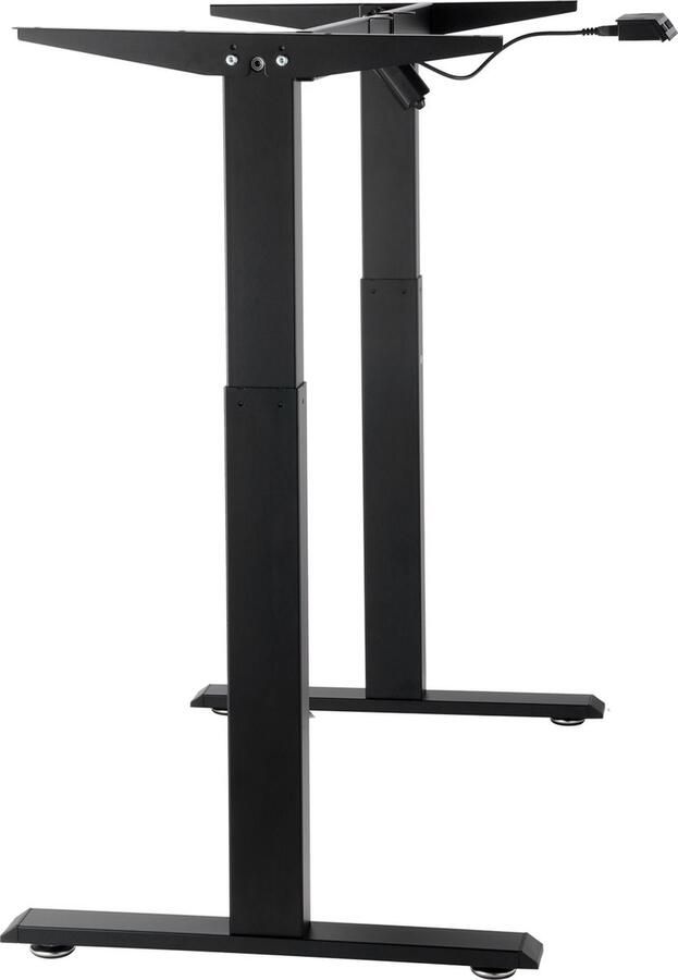 Vevor Bureauframe Verstelbare Hoogte 70-117 Cm en Lengte 90-135 Cm Elektrisch Tafelframe Ergonomische Doe-Het-Werkstationbasis voor Thuis en Op Kantoor (Alleen Zwart Frame) - Foto 2
