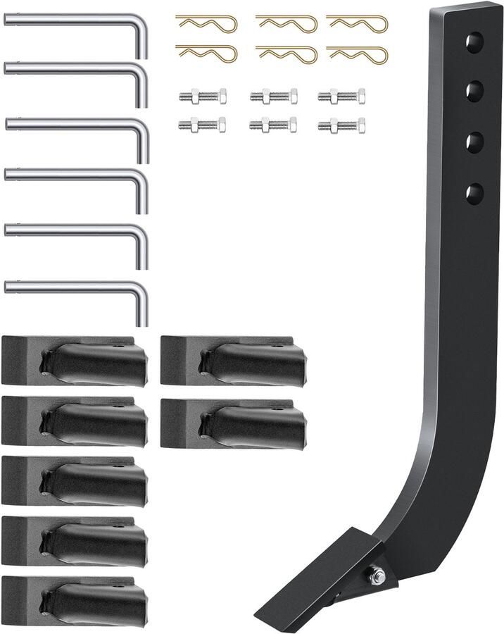 Vevor Doosmesas – 45.7 cm Verticuteerschachten – 4 Gaten – 6 Stuks – Geschikt voor Doosschrapers en Industrie