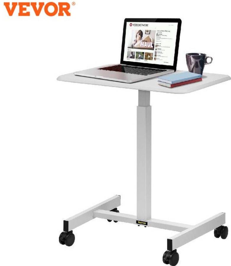 Vevor Laptoptafel verrijdbaar bureau Laptoptafel op wielen verstelbaar