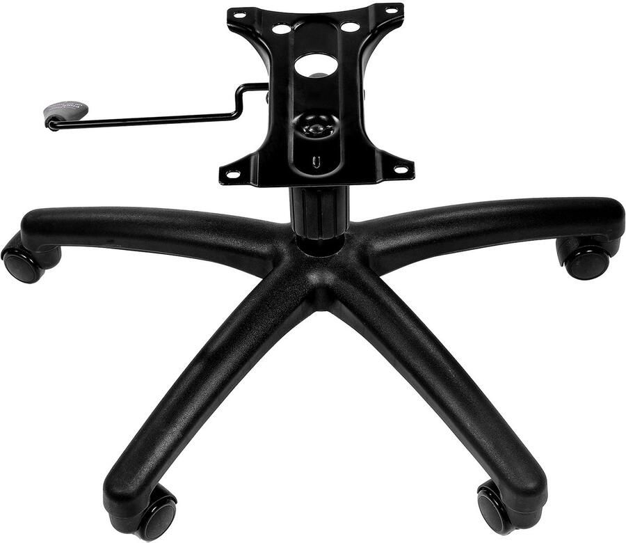 Vevor Onderstel Tourniquet Chroom 710 mm Brede Bureaustoelonderstel Draaistoel Onderstel 1134kg Eenvoudige Installatie met Soepel Lopende Wielen Kunststoffen