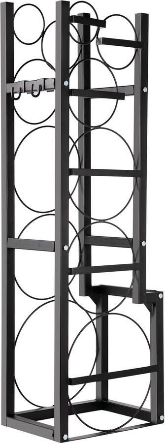 Vevor Stalen Koelmiddeltankrek，1 x 50 lbs (22 68 kg) en 2 x 30 lbs (13 61 kg)，Robuuste Constructie，Afmetingen 121 92 x 30 48 x 38 1 cm，Geschikt voor Binnen- en Buitengebruik