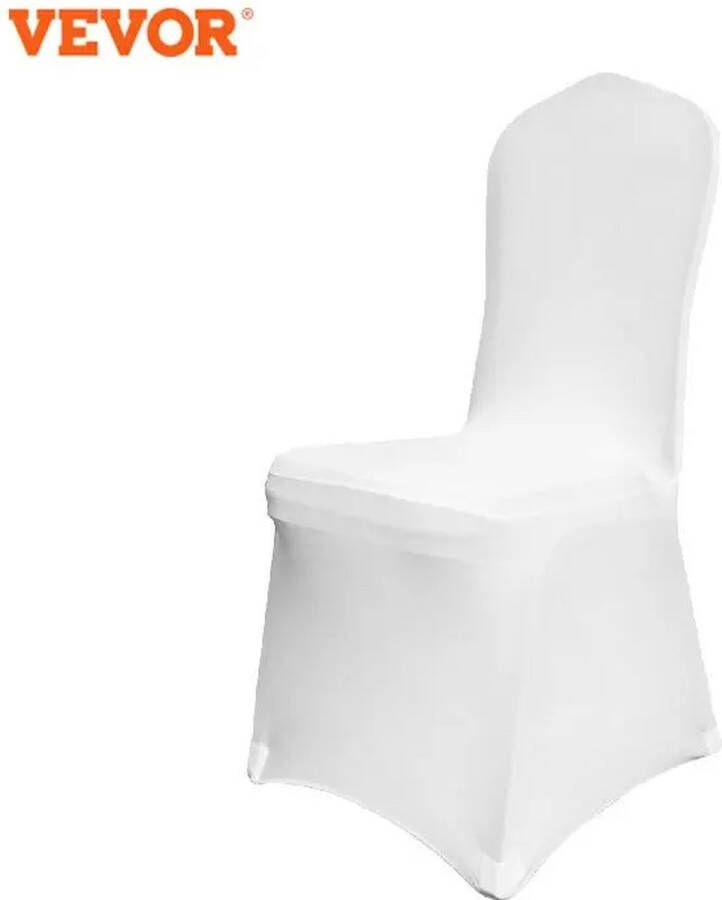 Vevor Stoelbekleding Witte stoelhoezen Bruiloft Stretch 50st