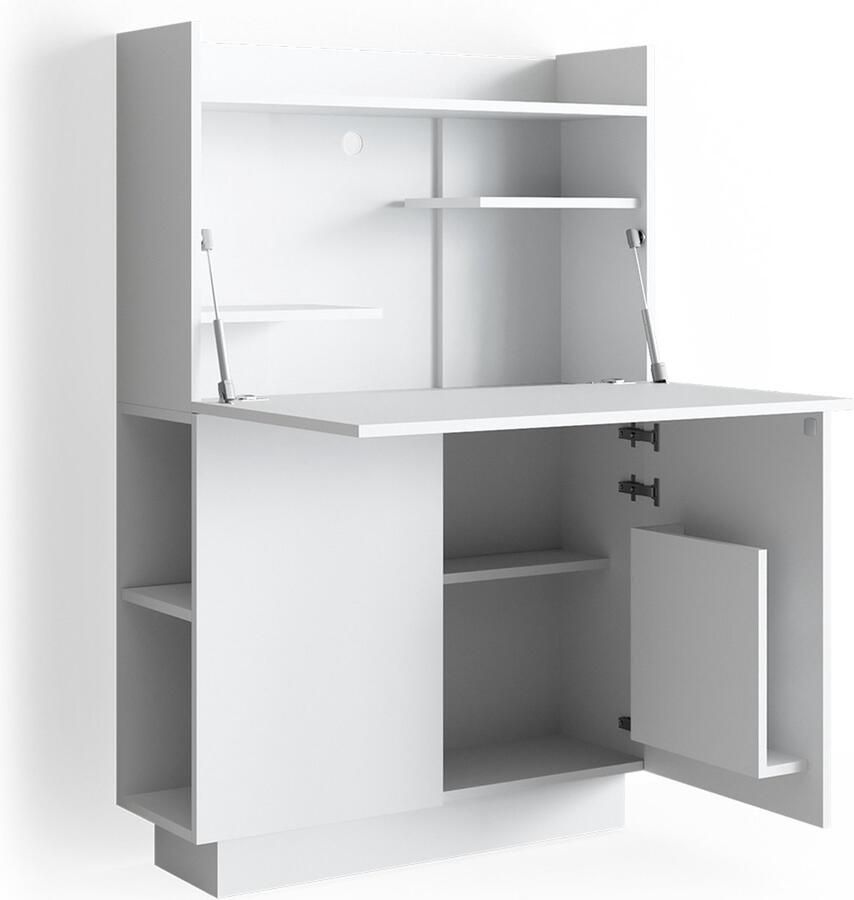 Vicco Alena Secretaire bureau – 85 x 27 cm Wit