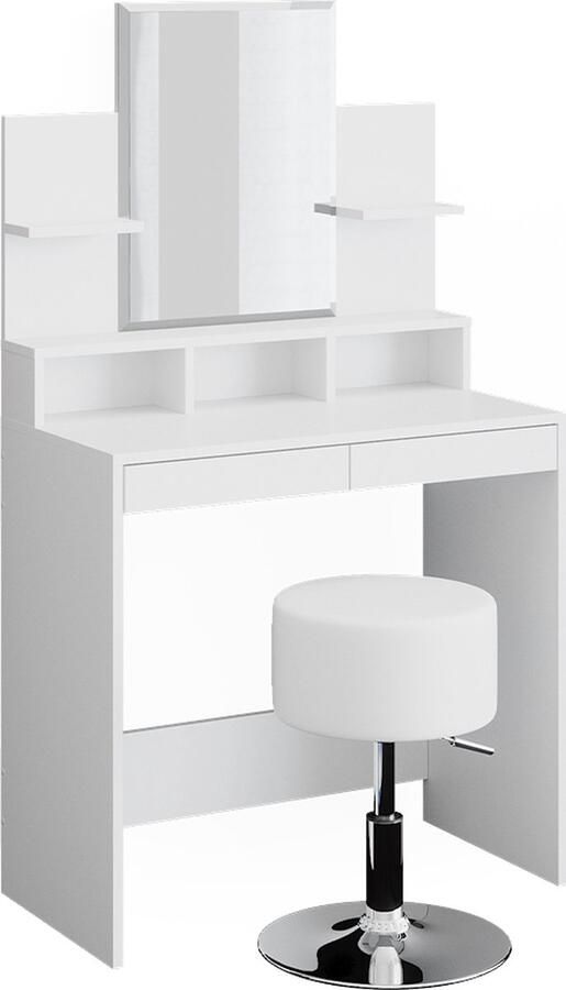 Vicco Ania Kaptafel – 80 cm met krukje Wit met krukje