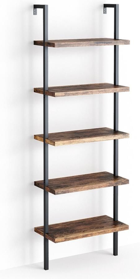 Vicco Boekenkast Ava Antiek hout Antiek hout 60 x 183 cm