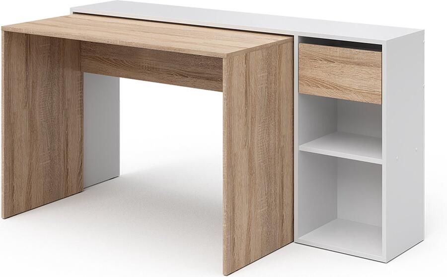 Vicco Ben Bureau – 145 x 46.4 cm Wit Sonoma